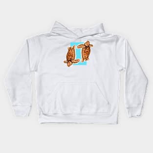 Turtles Drawing Kids Hoodie